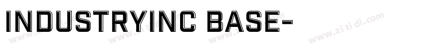 IndustryInc Base字体转换